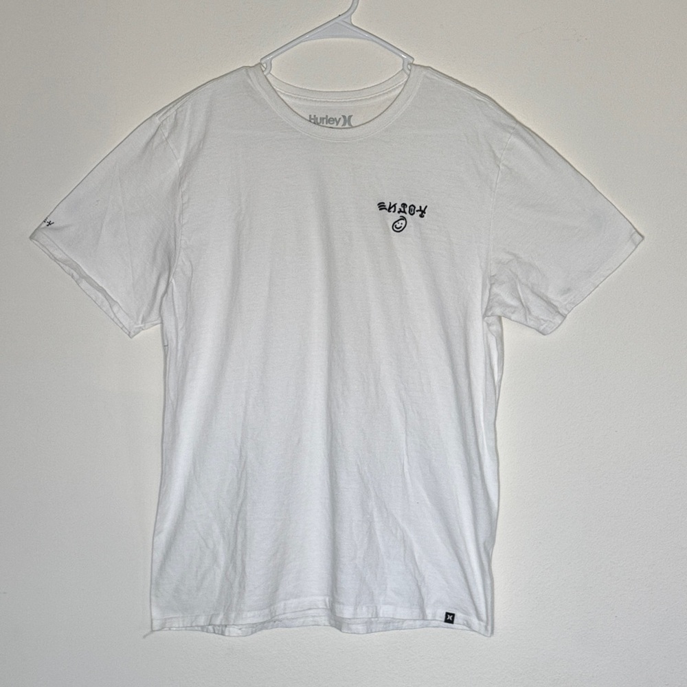 Hurley Enjoy White Short Sleeve Men's Tee